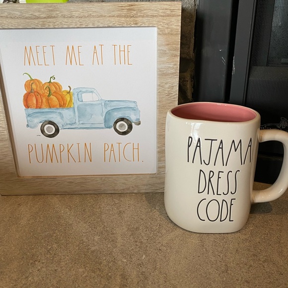 Rae Dunn pyjama dress code mug